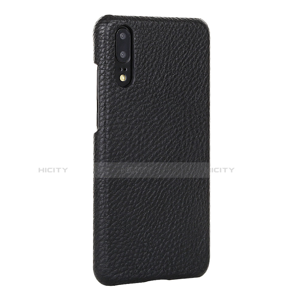 Coque Luxe Cuir Housse Etui P01 pour Huawei P20 Plus