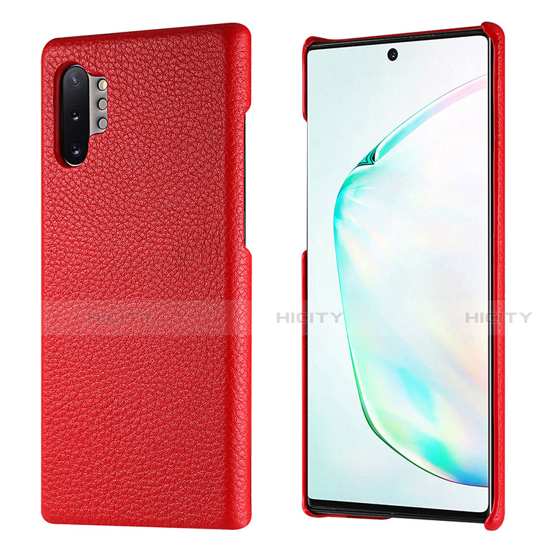 Coque Luxe Cuir Housse Etui P01 pour Samsung Galaxy Note 10 Plus 5G Plus