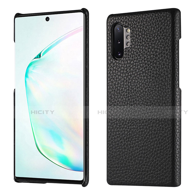 Coque Luxe Cuir Housse Etui P01 pour Samsung Galaxy Note 10 Plus Plus