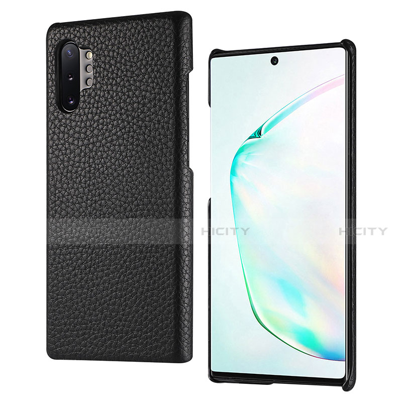 Coque Luxe Cuir Housse Etui P01 pour Samsung Galaxy Note 10 Plus Plus