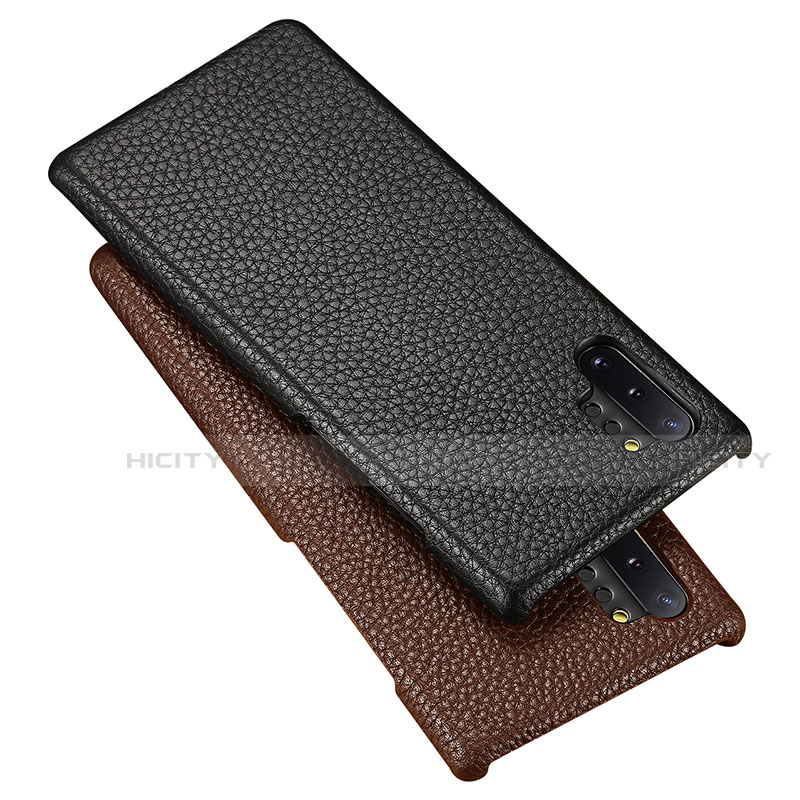 Coque Luxe Cuir Housse Etui P01 pour Samsung Galaxy Note 10 Plus Plus