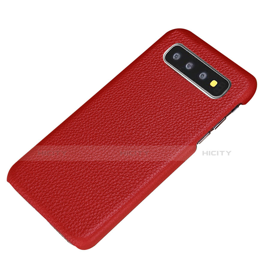 Coque Luxe Cuir Housse Etui P01 pour Samsung Galaxy S10 Plus