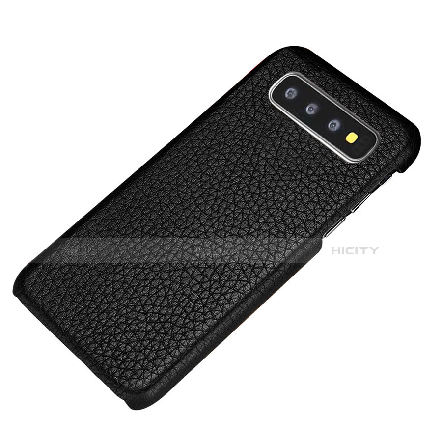 Coque Luxe Cuir Housse Etui P01 pour Samsung Galaxy S10 Plus