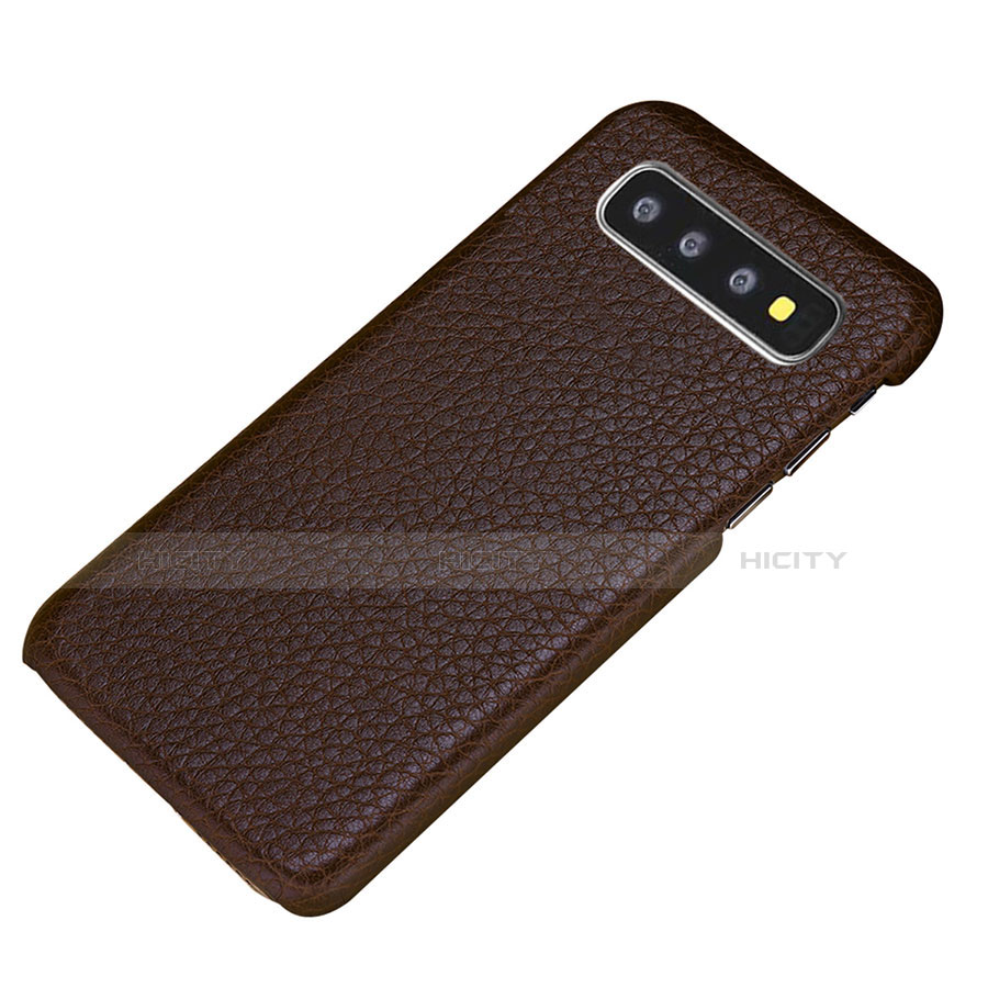 Coque Luxe Cuir Housse Etui P01 pour Samsung Galaxy S10e Plus