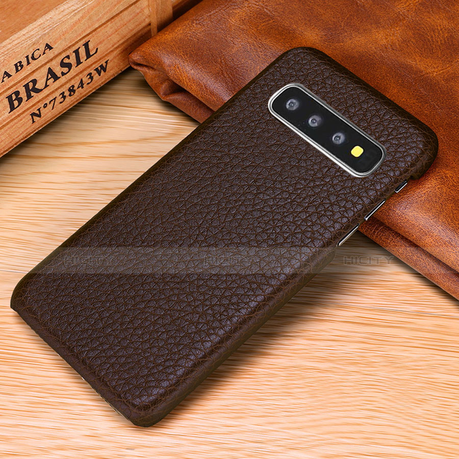 Coque Luxe Cuir Housse Etui P01 pour Samsung Galaxy S10e Plus