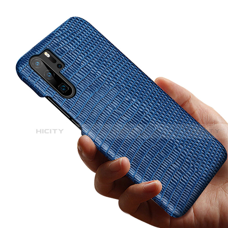 Coque Luxe Cuir Housse Etui P02 pour Huawei P30 Pro Plus