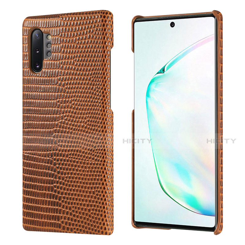 Coque Luxe Cuir Housse Etui P02 pour Samsung Galaxy Note 10 Plus Plus