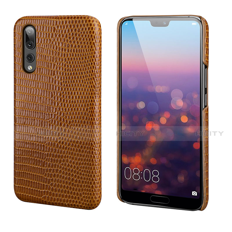 Coque Luxe Cuir Housse Etui P03 pour Huawei P20 Pro Plus