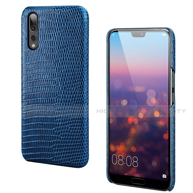 Coque Luxe Cuir Housse Etui P03 pour Huawei P20 Pro Plus