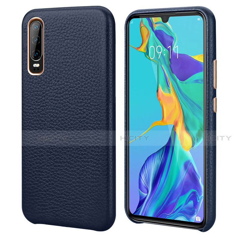 Coque Luxe Cuir Housse Etui P03 pour Huawei P30 Plus