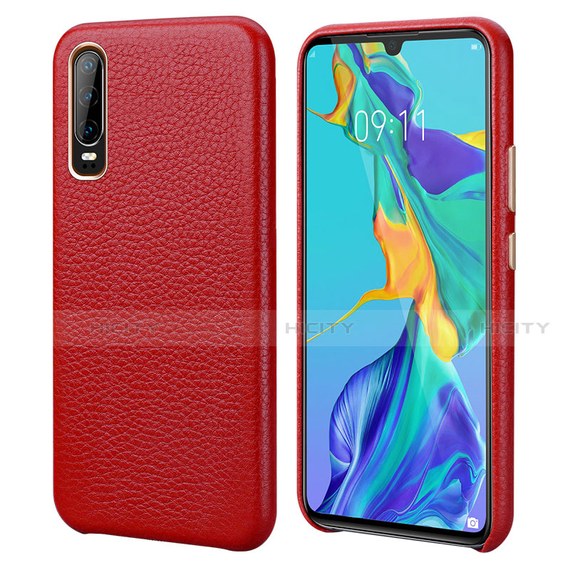 Coque Luxe Cuir Housse Etui P03 pour Huawei P30 Plus