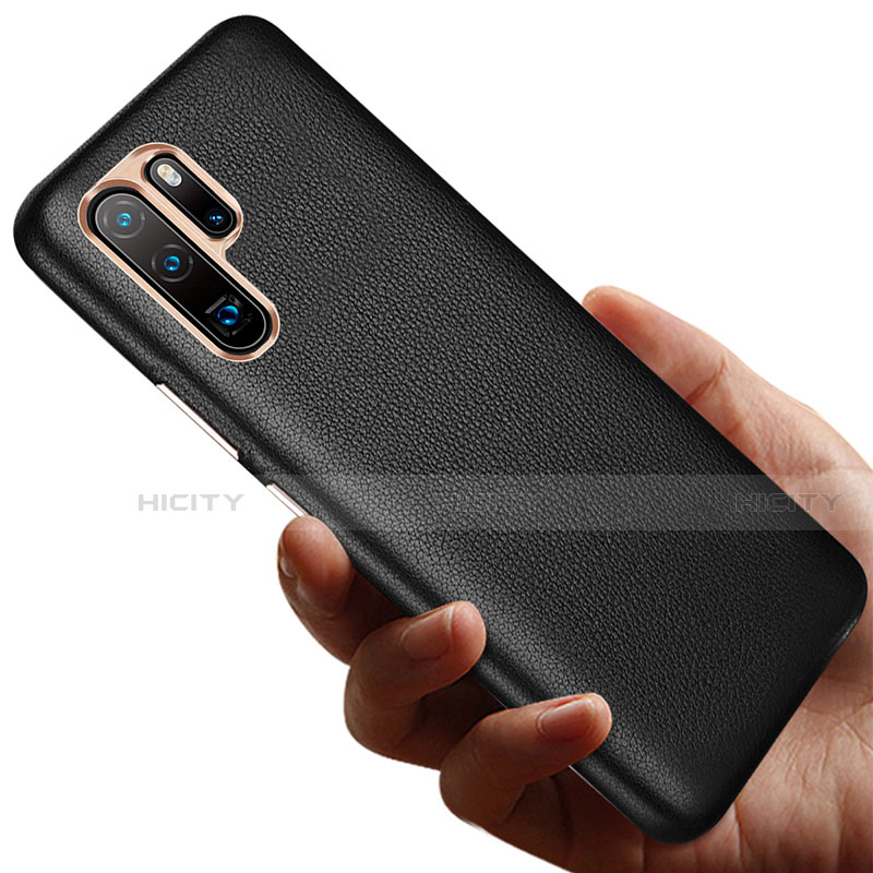 Coque Luxe Cuir Housse Etui P03 pour Huawei P30 Pro Plus