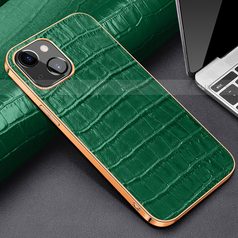 Coque Luxe Cuir Housse Etui pour Apple iPhone 13 Plus