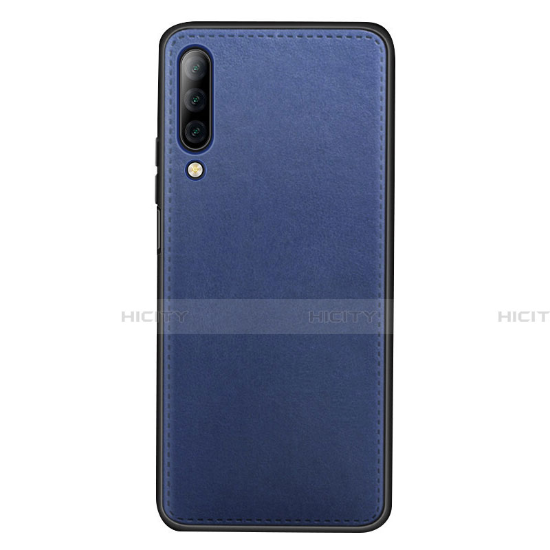 Coque Luxe Cuir Housse Etui pour Huawei Honor 9X Pro Bleu Plus