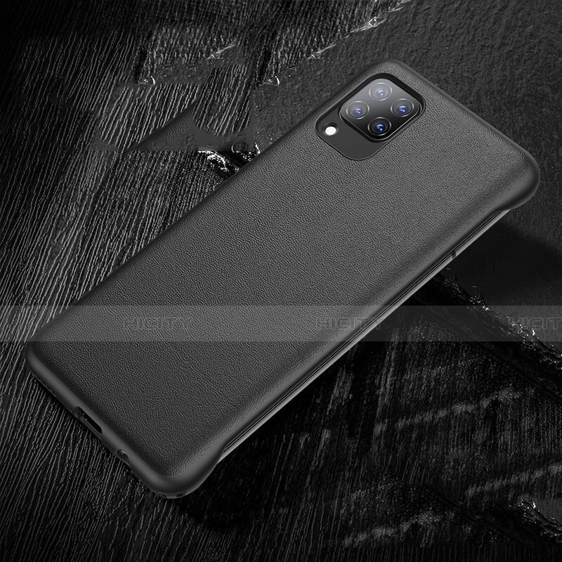 Coque Luxe Cuir Housse Etui pour Huawei Nova 7i Noir Plus