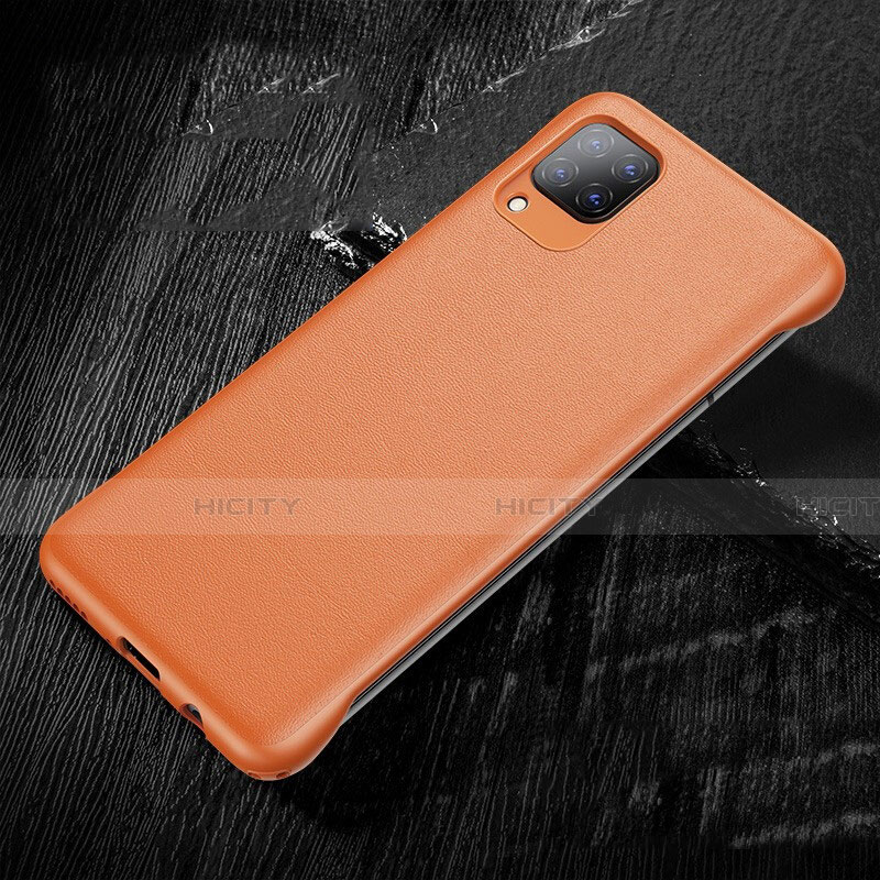 Coque Luxe Cuir Housse Etui pour Huawei Nova 7i Orange Plus