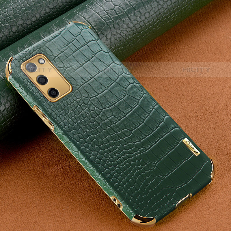 Coque Luxe Cuir Housse Etui pour Oppo A53s 5G Vert Plus