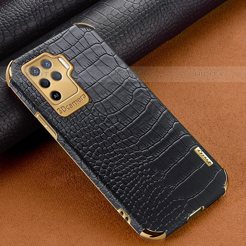 Coque Luxe Cuir Housse Etui pour Oppo Reno5 Lite Plus