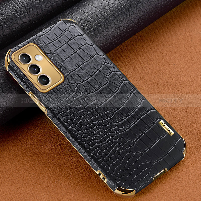 Coque Luxe Cuir Housse Etui pour Samsung Galaxy A15 4G Noir Plus