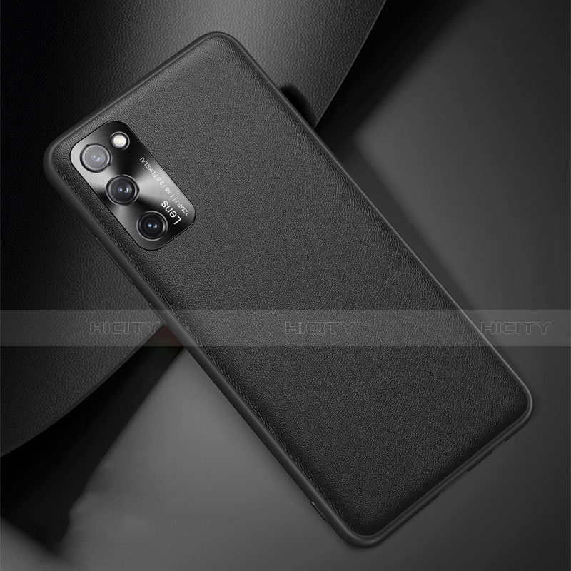 Coque Luxe Cuir Housse Etui pour Samsung Galaxy S20 FE 4G Noir Plus