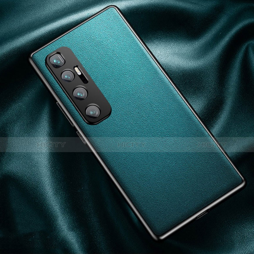 Coque Luxe Cuir Housse Etui pour Xiaomi Mi 10 Ultra Cyan Plus