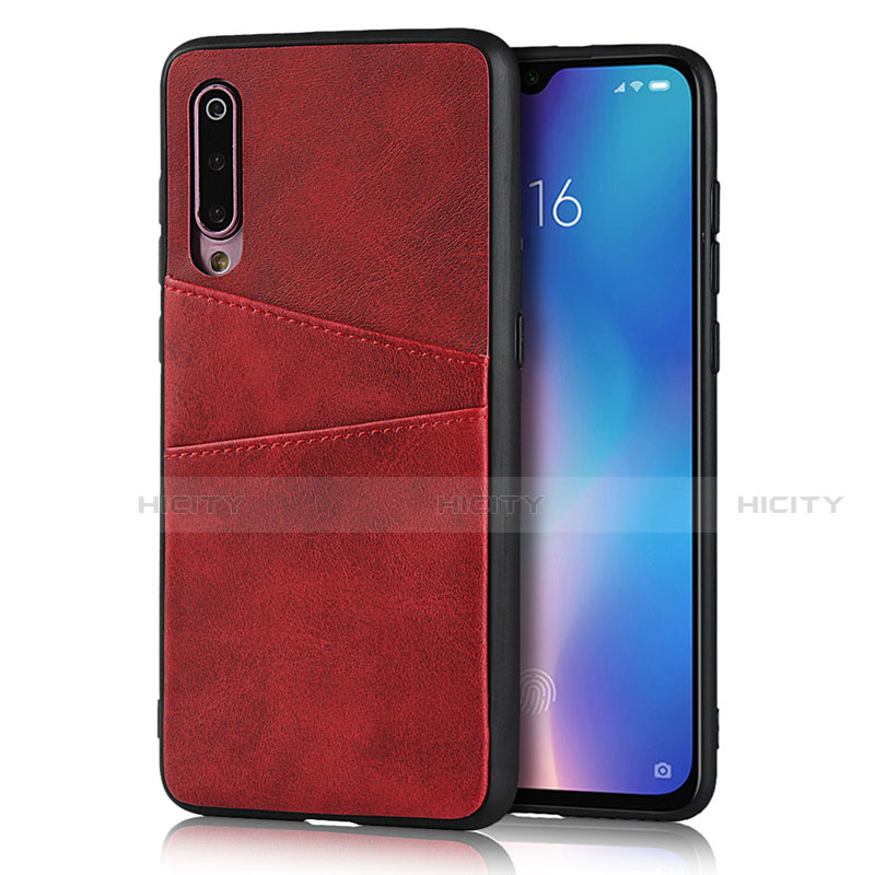 Coque Luxe Cuir Housse Etui pour Xiaomi Mi 9 SE Rouge Plus