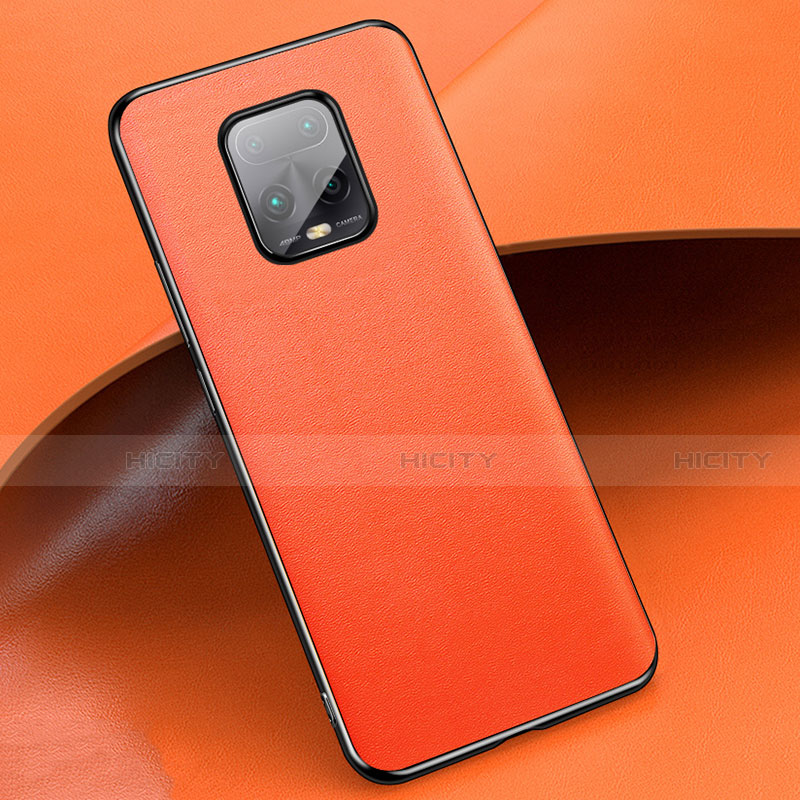 Coque Luxe Cuir Housse Etui pour Xiaomi Redmi 10X 5G Orange Plus