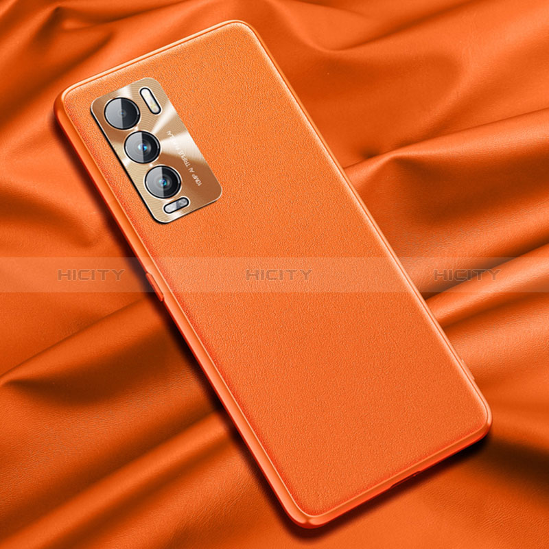 Coque Luxe Cuir Housse Etui QK1 pour Realme GT Master Explorer 5G Orange Plus