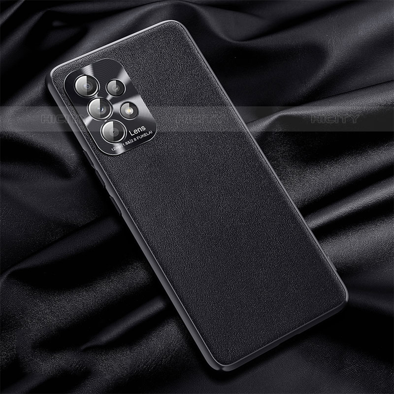 Coque Luxe Cuir Housse Etui QK1 pour Samsung Galaxy M32 5G Noir Plus