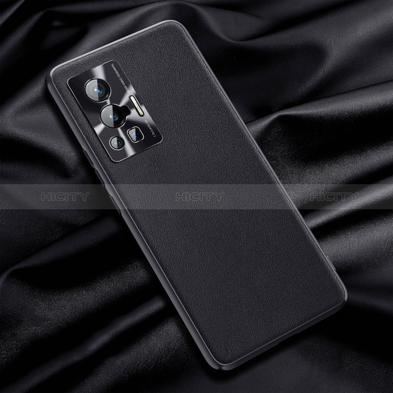 Coque Luxe Cuir Housse Etui QK1 pour Vivo X70 Pro 5G Noir Plus