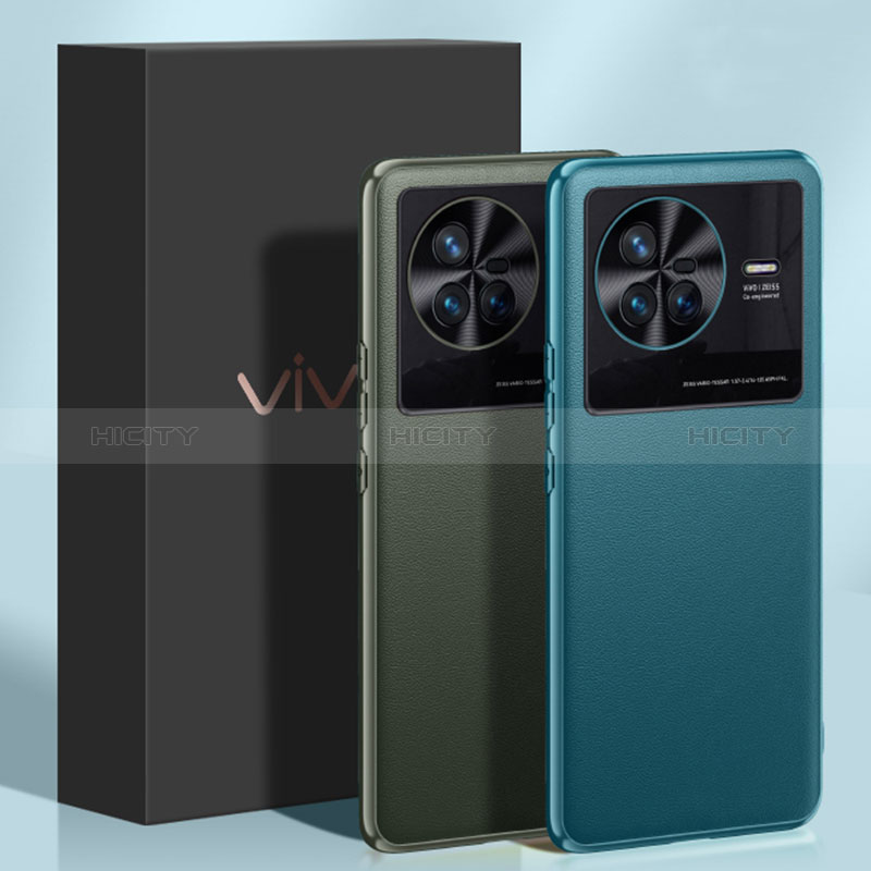 Coque Luxe Cuir Housse Etui QK1 pour Vivo X80 Pro 5G Plus