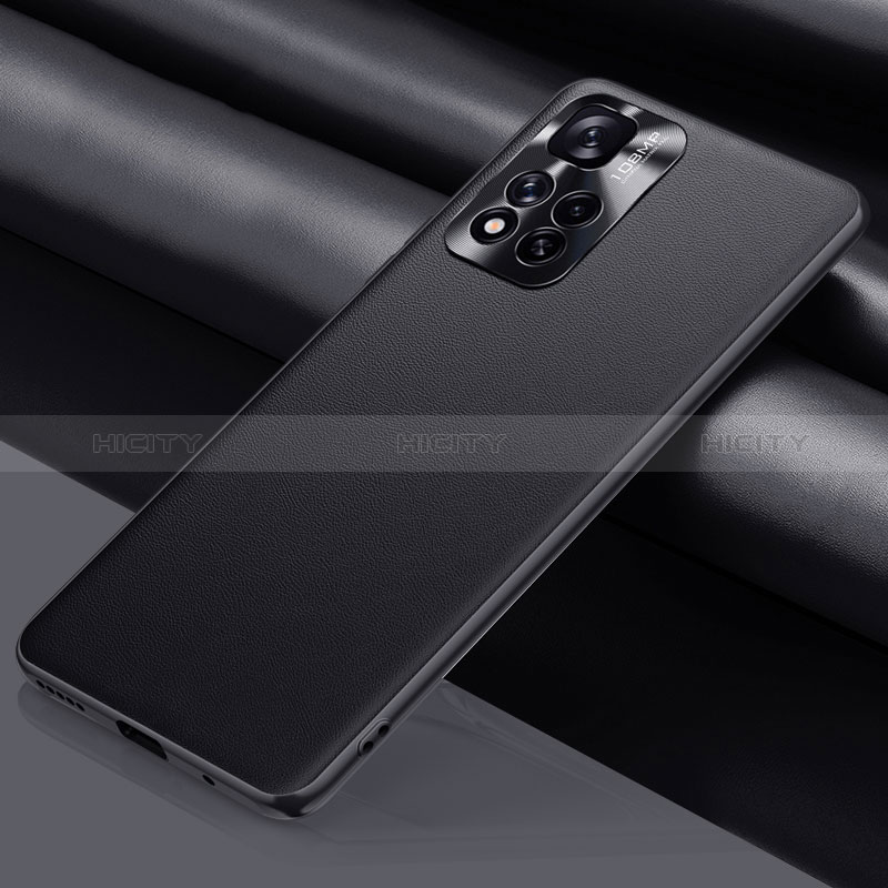 Coque Luxe Cuir Housse Etui QK1 pour Xiaomi Mi 11i 5G (2022) Noir Plus