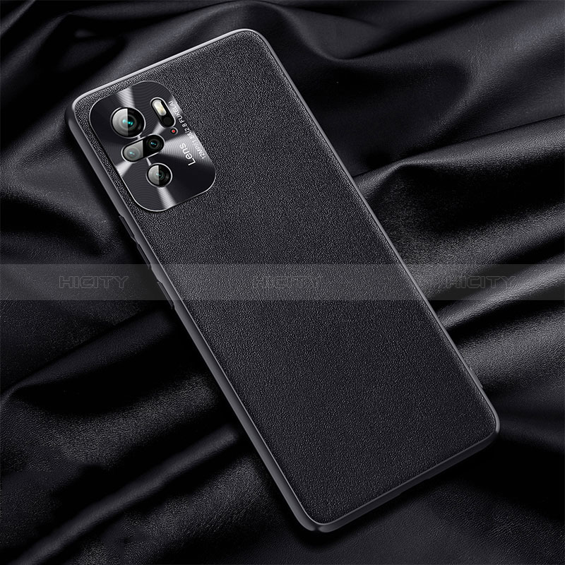 Coque Luxe Cuir Housse Etui QK1 pour Xiaomi Poco M5S Noir Plus