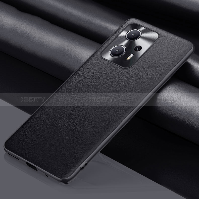 Coque Luxe Cuir Housse Etui QK1 pour Xiaomi Poco X4 GT 5G Noir Plus