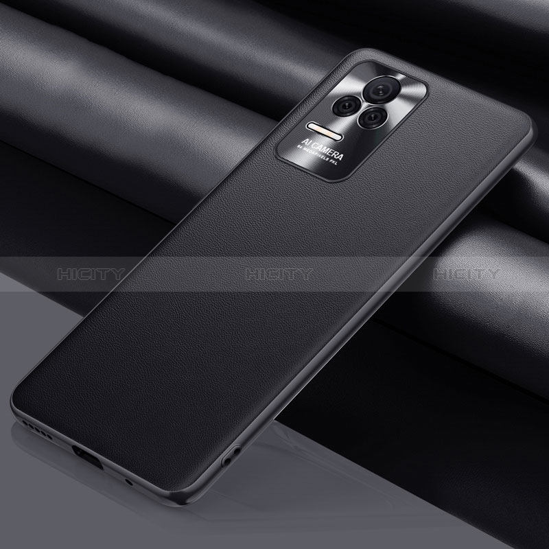 Coque Luxe Cuir Housse Etui QK1 pour Xiaomi Redmi K40S 5G Noir Plus