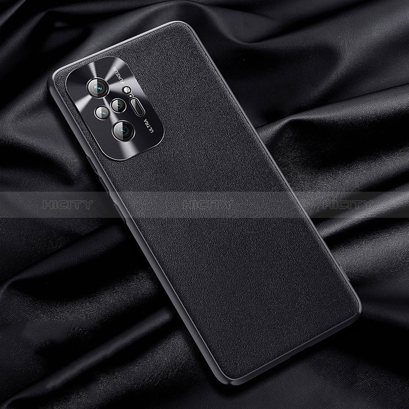 Coque Luxe Cuir Housse Etui QK1 pour Xiaomi Redmi Note 10 Pro 4G Noir Plus