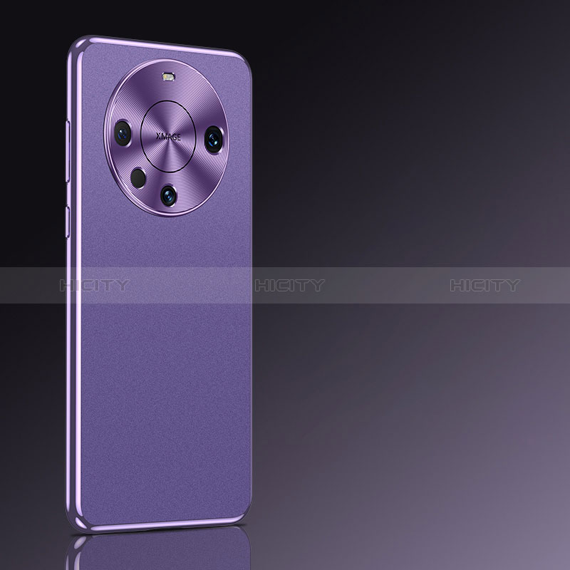 Coque Luxe Cuir Housse Etui QK2 pour Huawei Mate 60 Pro+ Plus Violet Plus