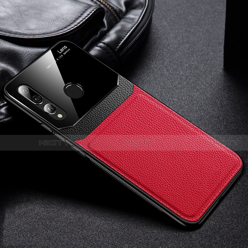 Coque Luxe Cuir Housse Etui R01 pour Huawei Honor 10i Rouge Plus