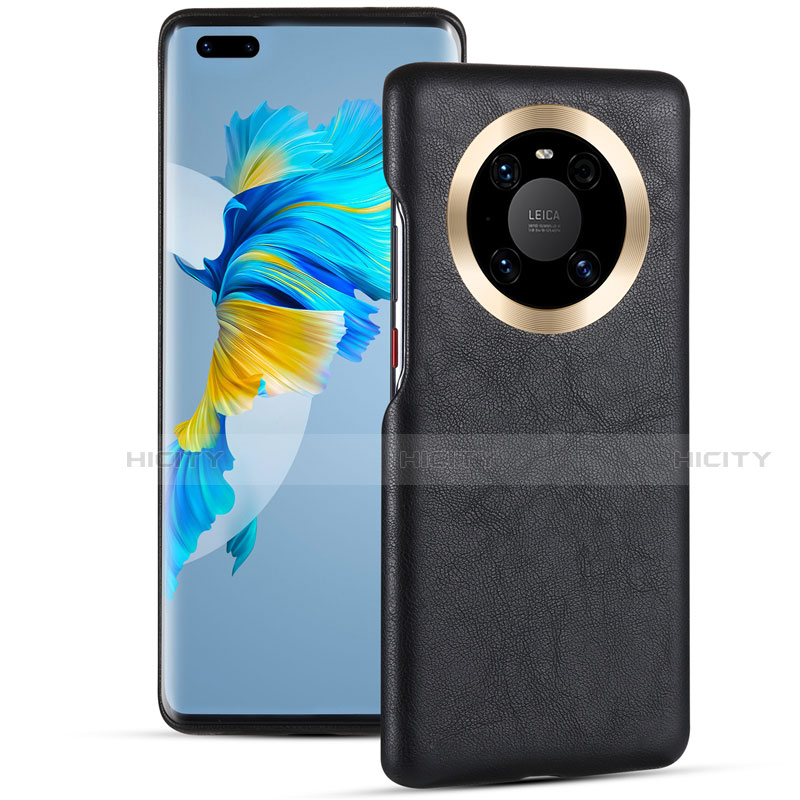 Coque Luxe Cuir Housse Etui R01 pour Huawei Mate 40 Pro Plus