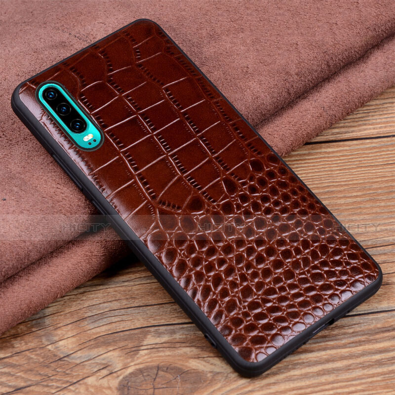 Coque Luxe Cuir Housse Etui R01 pour Huawei P30 Plus