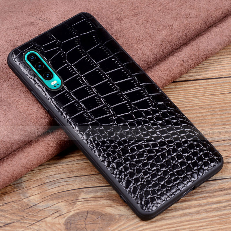 Coque Luxe Cuir Housse Etui R01 pour Huawei P30 Plus