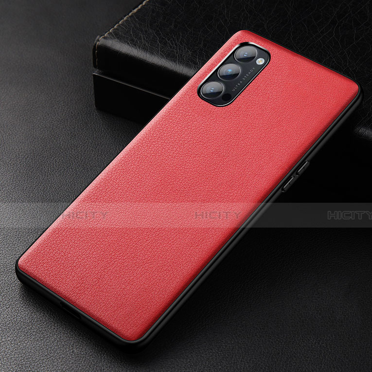 Coque Luxe Cuir Housse Etui R01 pour Oppo Reno4 Pro 5G Plus