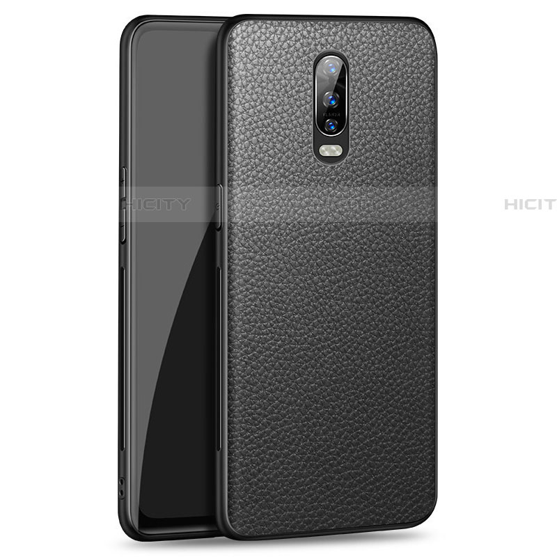 Coque Luxe Cuir Housse Etui R01 pour Oppo RX17 Pro Noir Plus