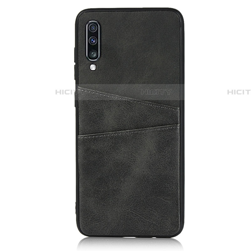 Coque Luxe Cuir Housse Etui R01 pour Samsung Galaxy A70 Plus