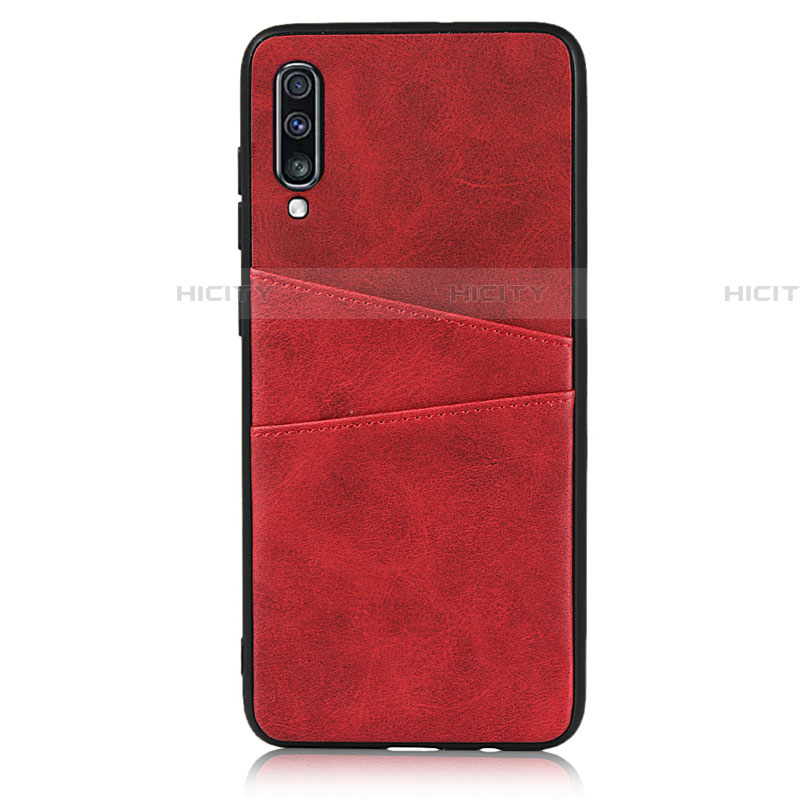 Coque Luxe Cuir Housse Etui R01 pour Samsung Galaxy A70 Plus