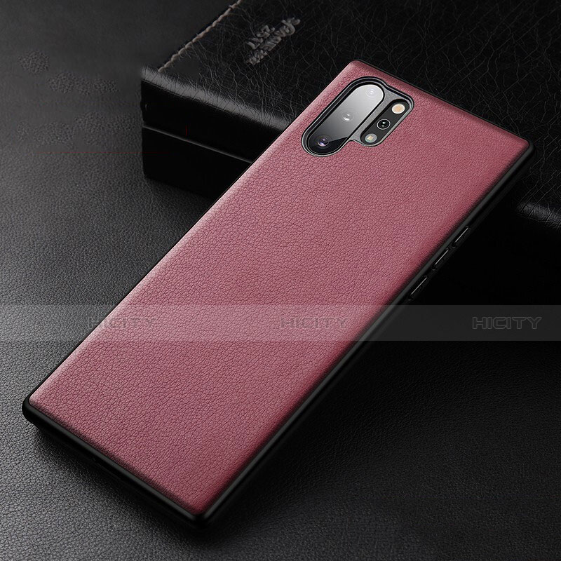 Coque Luxe Cuir Housse Etui R01 pour Samsung Galaxy Note 10 Plus 5G Plus