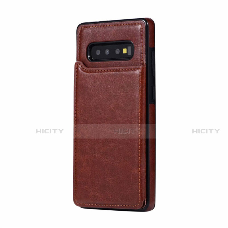 Coque Luxe Cuir Housse Etui R01 pour Samsung Galaxy S10 Plus Plus