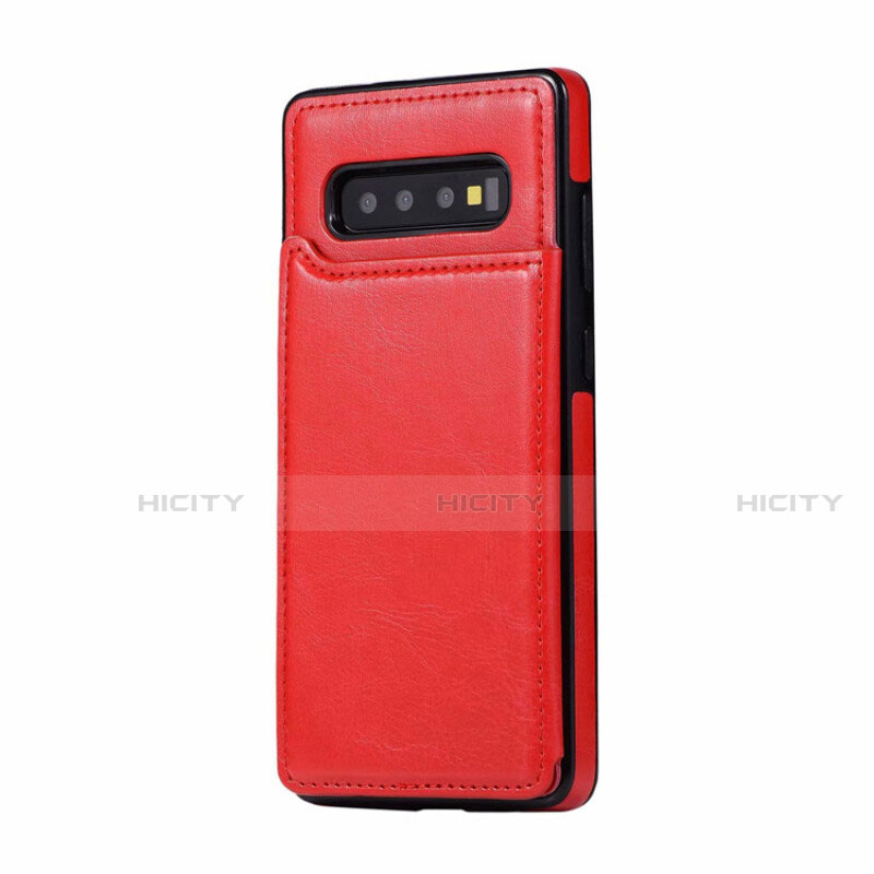 Coque Luxe Cuir Housse Etui R01 pour Samsung Galaxy S10 Plus Plus