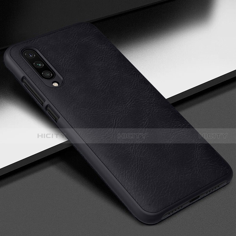 Coque Luxe Cuir Housse Etui R01 pour Xiaomi Mi A3 Noir Plus