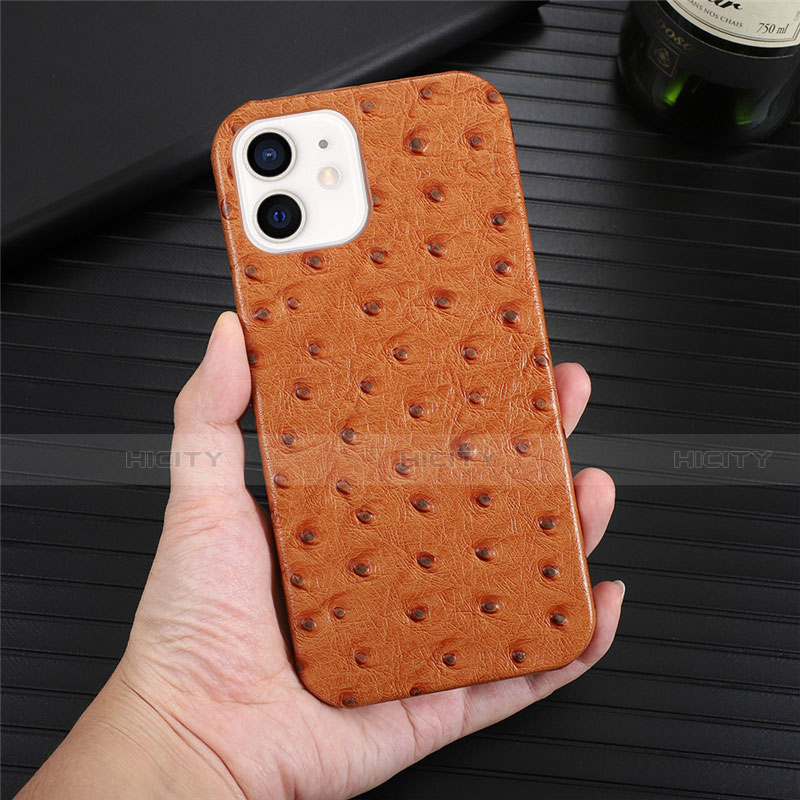 Coque Luxe Cuir Housse Etui R02 pour Apple iPhone 12 Mini Plus